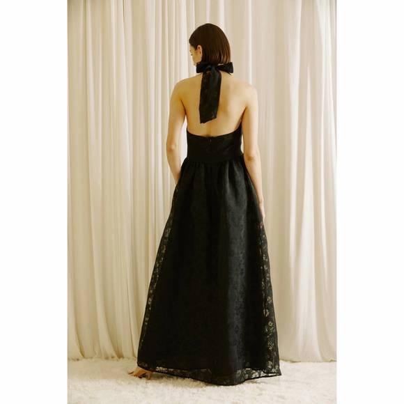 NEW STORIA lace maxidress in black - Picture 1 of 3